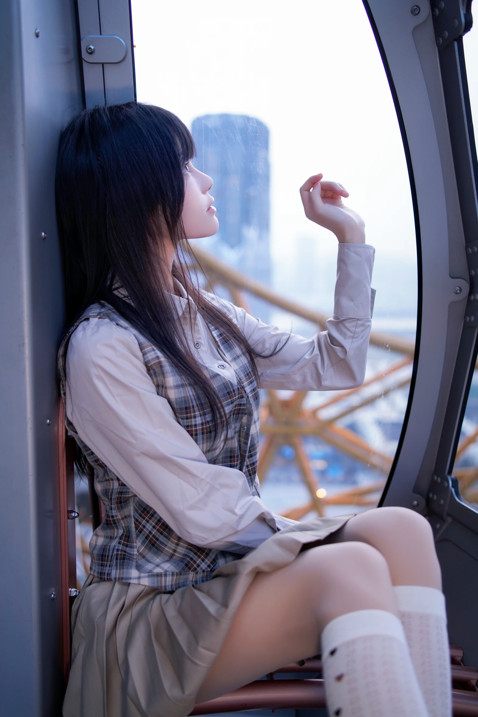 图片[3]-桜桃喵 制服摩天轮 27P-COS世界